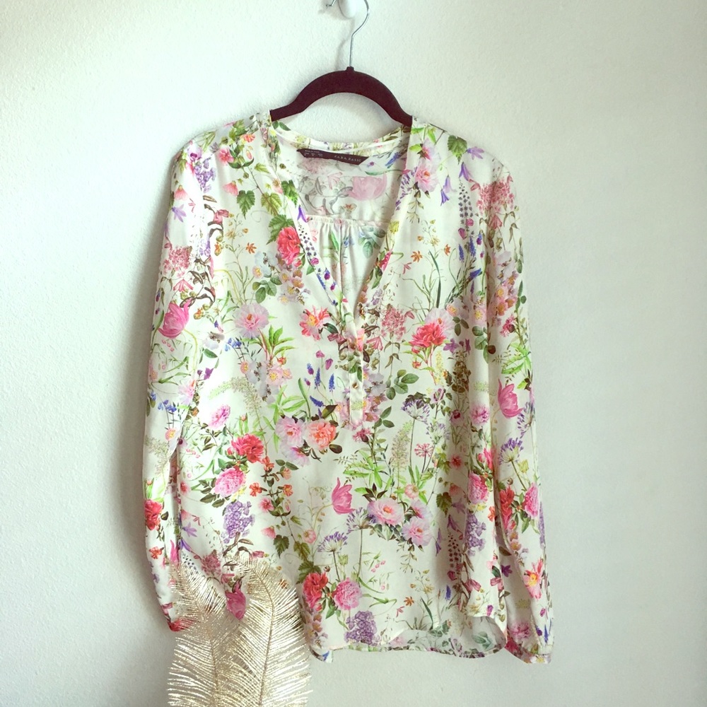 Zara Floral Top